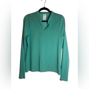 Nike Women's Aqua Long Sleeve Tee